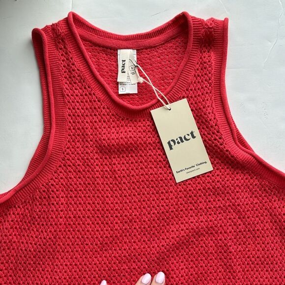 Pact Red Coverup Dress - Picture 3 of 13